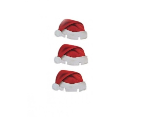 Kerst glazen label 10 stuks 1
