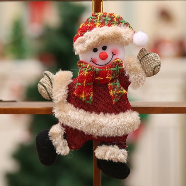 Kerst hangende decoratie 18 x 13 cm 4