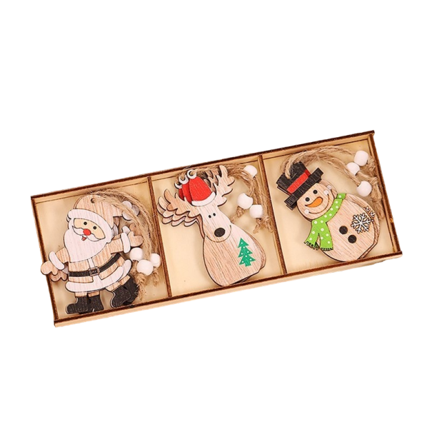 Kerst hangende decoratie 9 stuks 2