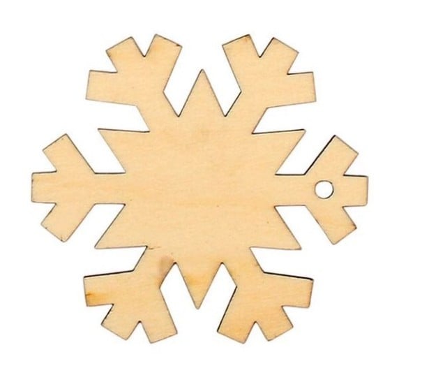 Kerst houten ornamenten 10 stuks 9