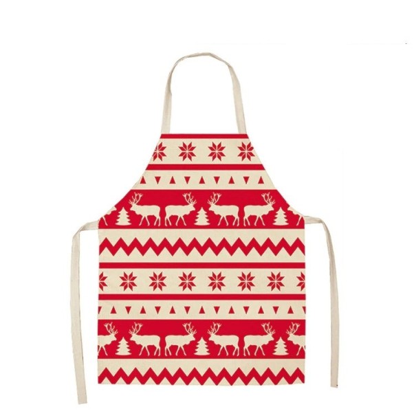 Kerst keukenschort C597 6