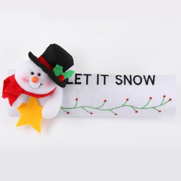 Kerst koelkast handvat wrap 2