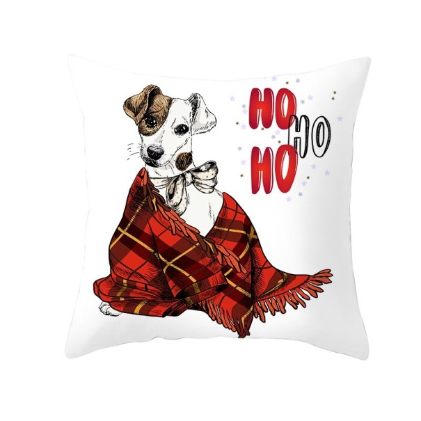 Kerst kussensloop Hond 10