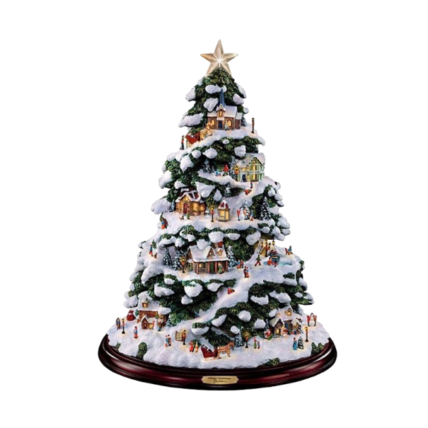 Kerst raamsticker kerstboom