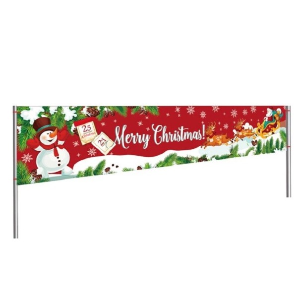 Kerstbanner 200 x 40 cm 2