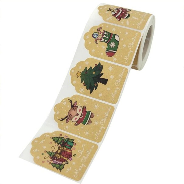 Kerstcadeaulabels 50 stuks 1