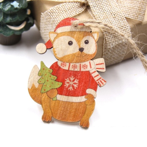 Kerstdecoratie eekhoorn 3 stuks 4