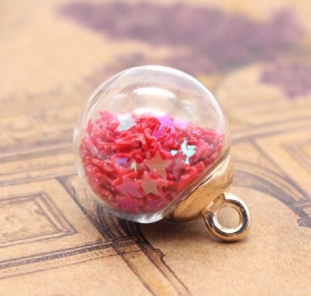 Kerstdecoratie met sterren 10 stuks rood
