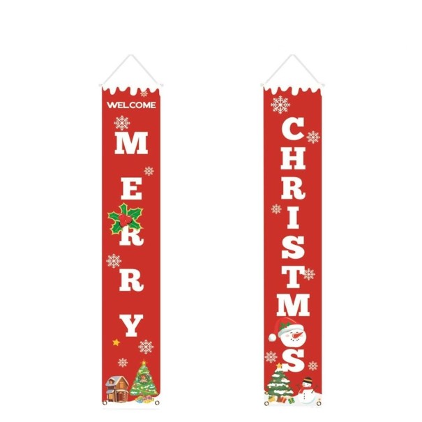 Kerstdecoratie om aan de deur te hangen 2