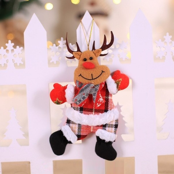 Kerstdecoratie om op te hangen 18 x 13 cm 2
