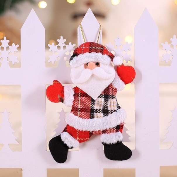 Kerstdecoratie om op te hangen 18 x 13 cm 3