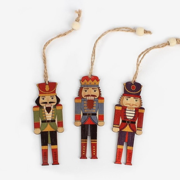 Kerstdecoratie speelgoedsoldaatje 3 stuks 1