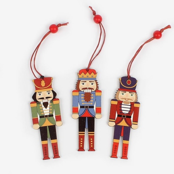 Kerstdecoratie speelgoedsoldaatje 3 stuks 4