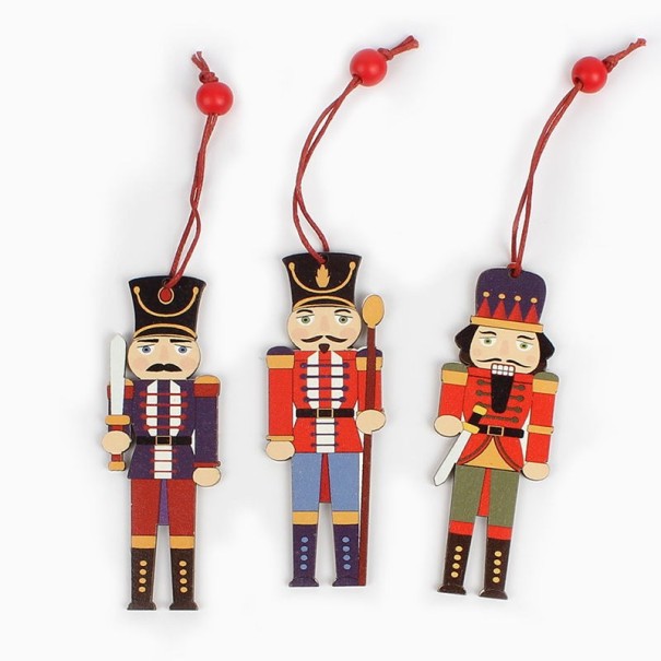 Kerstdecoratie speelgoedsoldaatje 3 stuks 5
