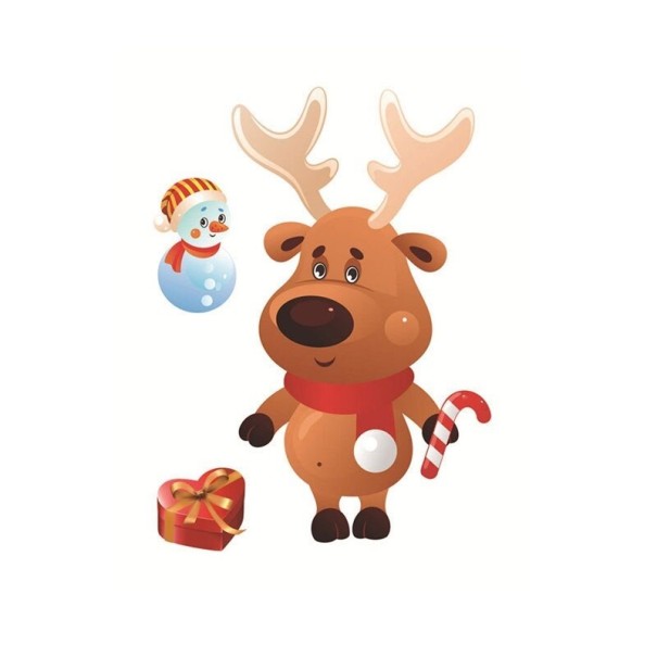 Kerstdecoratie stickers 1
