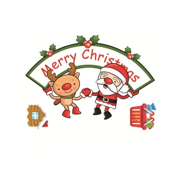 Kerstdecoratie stickers 9