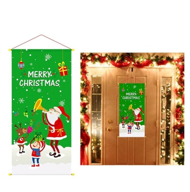Kerstdeurdecoratie 1