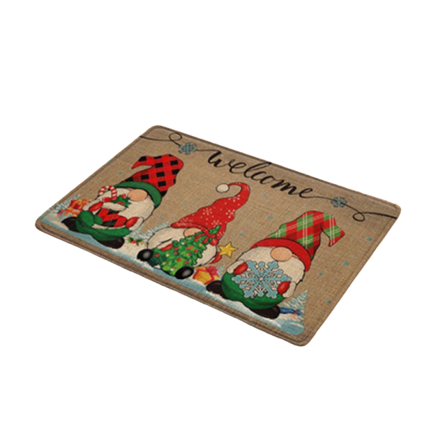 Kerstdeurmat elfjes 40x60 cm 3