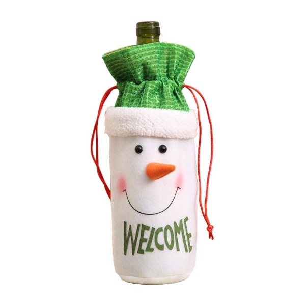 Kerstfles inpakken 1