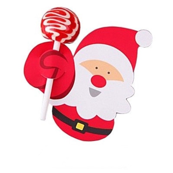 Kerstfoto op lolly 50 stuks 2