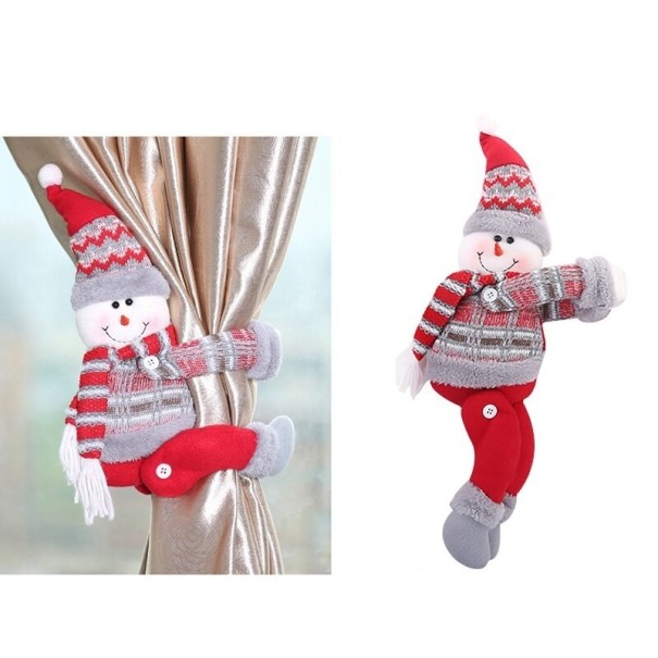 Kerstgordijndecoraties 2