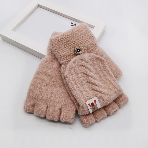 Kersthandschoenen oudroze
