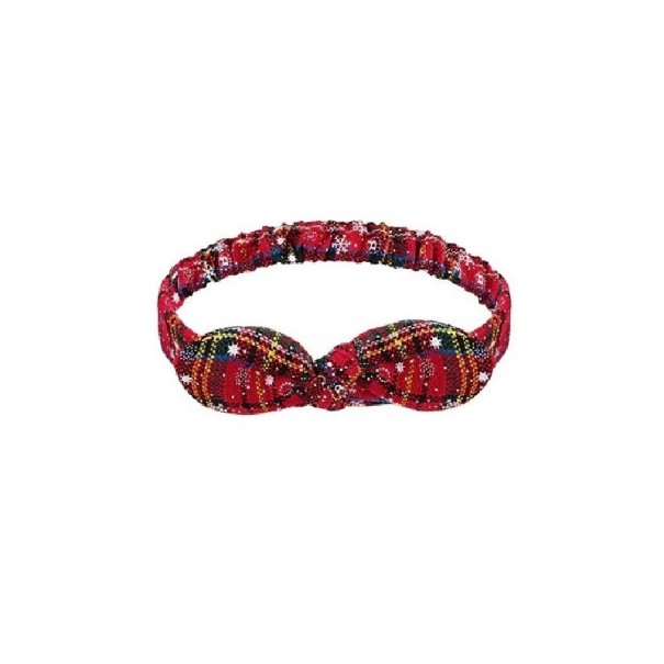 Kersthoofdband met strik 2