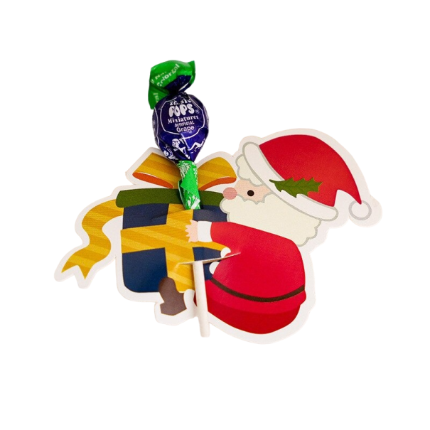 Kerstlolly afbeelding Kerstman 50 stuks 3