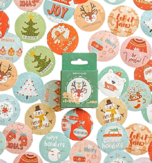 Kerststickers 1
