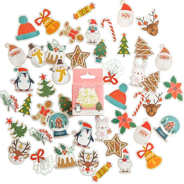 Kerststickers 2