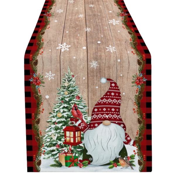 Kersttafelkleed loper 180 x 33 cm 4