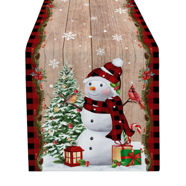 Kersttafelkleed loper 200 x 33 cm 2