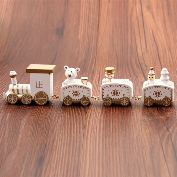 Kersttreindecoratie wit