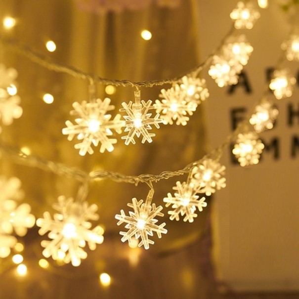 Kerstverlichtingsketting lichtgeel M