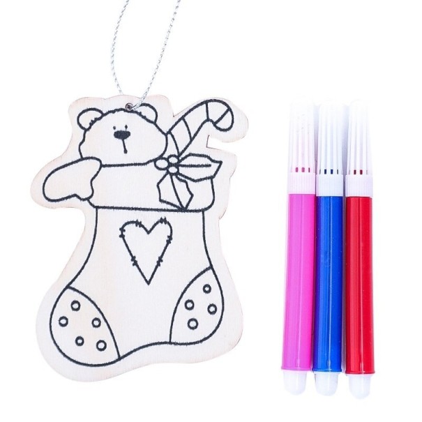 Kerstversiering om te schilderen 4