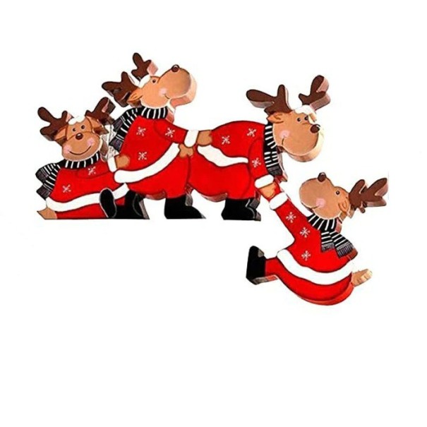 Kerstversiering op het deurkozijn 3