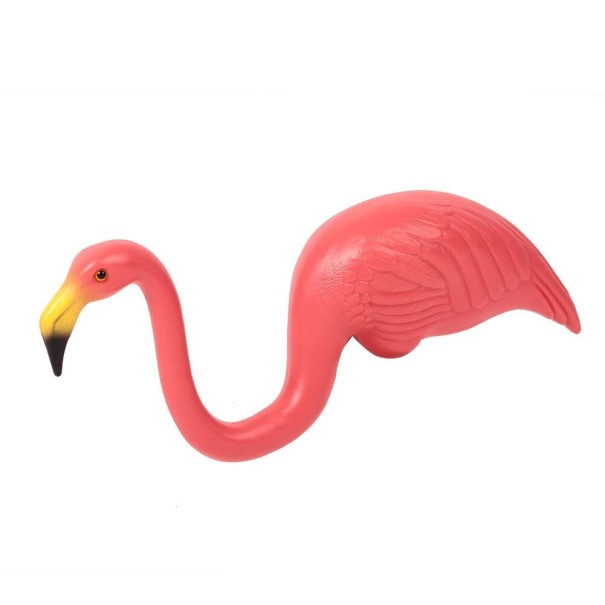 Kerti leszúrható dekoráció flamingó lazac 2