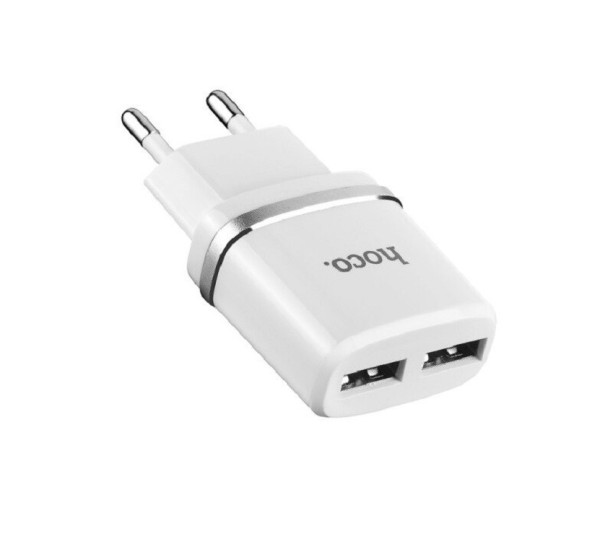 Kettős USB hálózati adapter K716 fehér