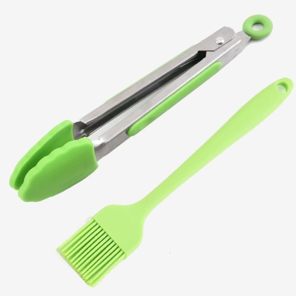 Keukentang met deegsnijder 2 stuks groen