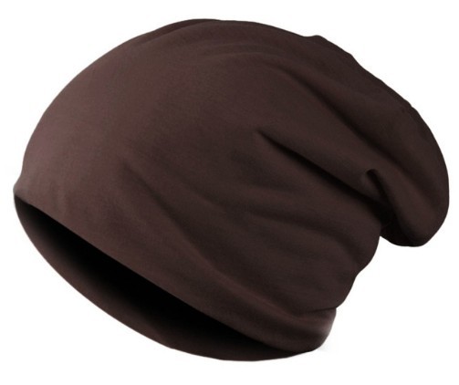 Kevät/syksy unisex-hattu J3496 tummanruskea
