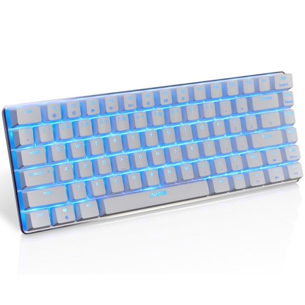 Keyboard with Monochrome Backlighting white