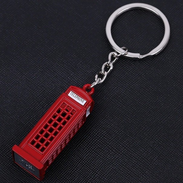 Keyring with Telephone Box 1