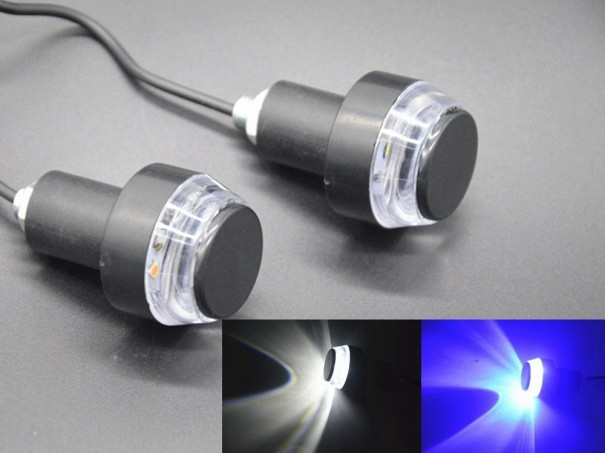 Kierunkowskazy LED do motocykli 2 szt.B652 niebieski