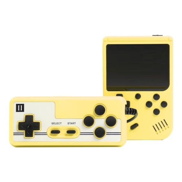 Kieszonkowa konsola do gier z kontrolerem żółty