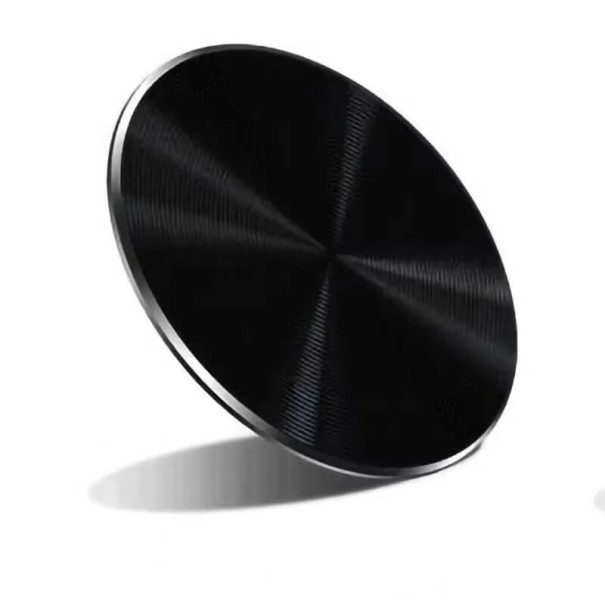 Kiiltävä metallinen levy 32 x 1 mm magneettiseen auton puhelintelineeseen Metallinen levy puhelimen kiinnittämiseen musta