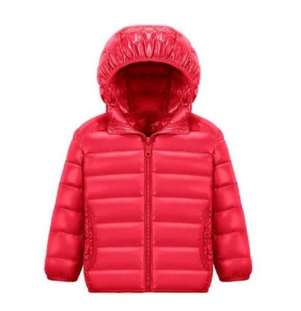 Kinder-Daunenjacke L1967 rot 12-18 Monate