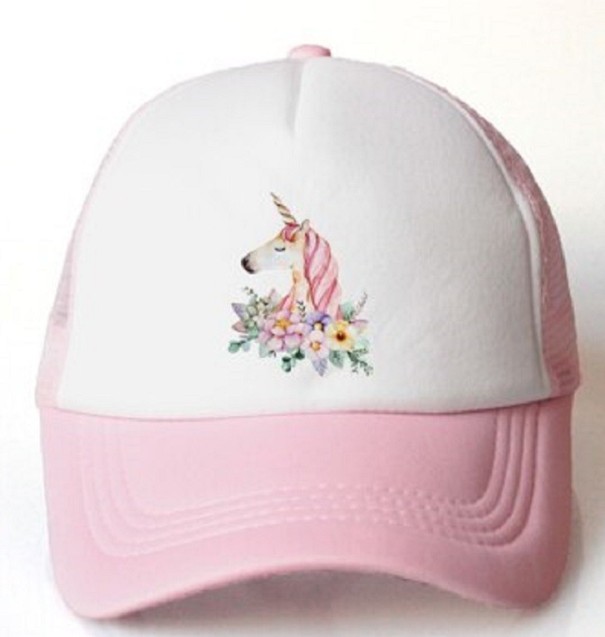 Kinder Eenhoorn pet roze
