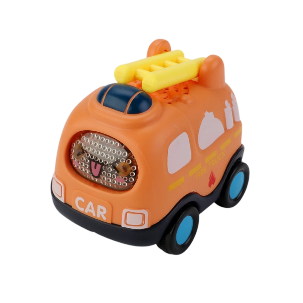 Kinder-Feuerwehrauto mit Leiter, Spielzeug für Jungen und Mädchen ab 1 Jahr, Fahrzeug für Kleinkinder, Geschenk für Kinder von 1 – 3 Jahren, motorische Entwicklung 1