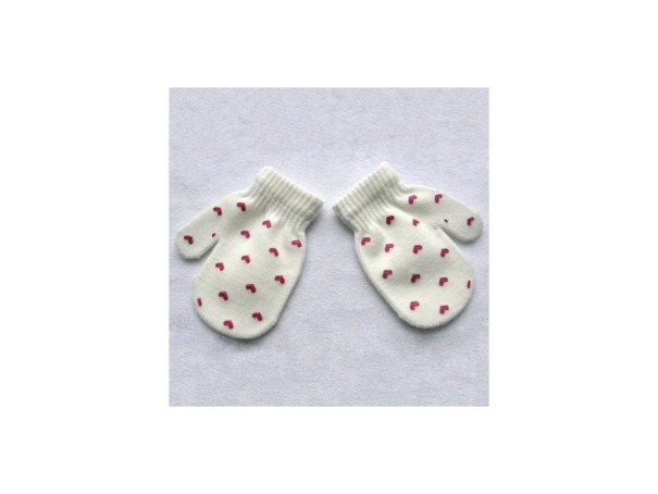 Kinder gebreide handschoenen met print J586 2