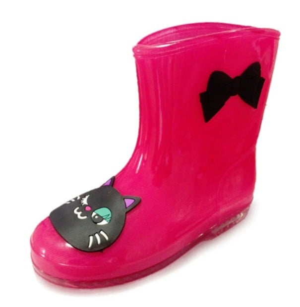 Kinder-Gummistiefel A298 dunkelrosa 29